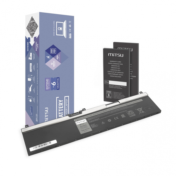 MITSU Dell Precision 7530 / 7540 / 7730 Notebook akkumulátor 97Wh