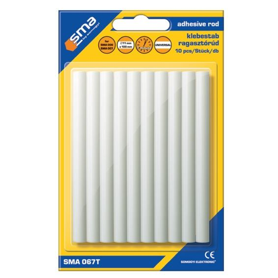 Somogyi SMA 067T ragasztórúd, 11x100mm, 10 db/csomag (SMA 067T)