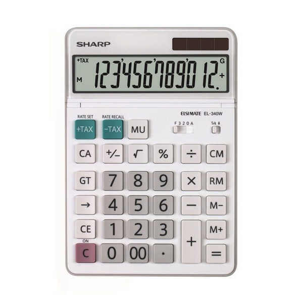 Sharp EL-340W regnemaskine Desktop Skærm Hvid