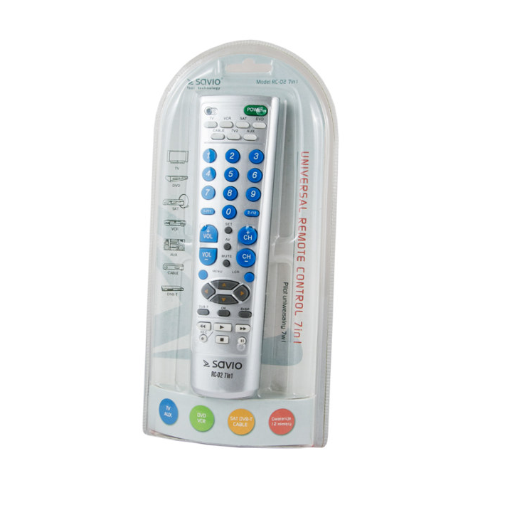 Savio RC-02 7az1-ben távirányító (RC-02)
