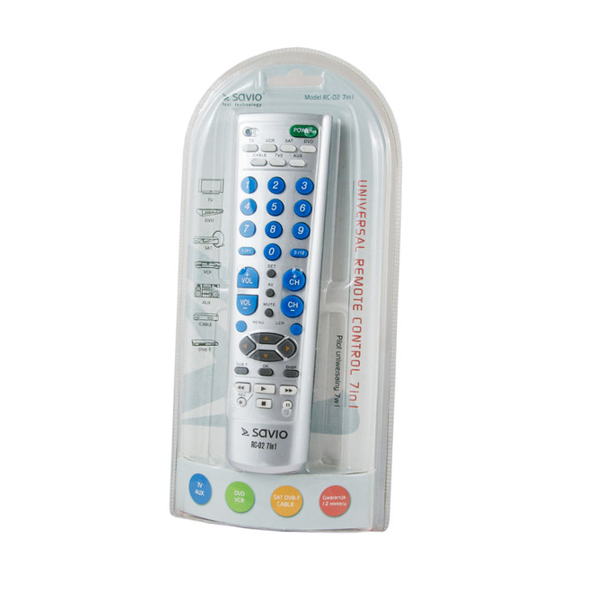 Telecomanda TV, Savio, Universala, Argintiu