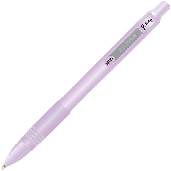 Zebra Z-Grip Pastel pasztell lila golyóstoll kék tintával (91808)