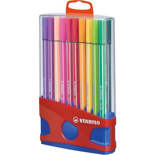 STABILO Pen 68 značkovač Viacfarebný 20 kusov