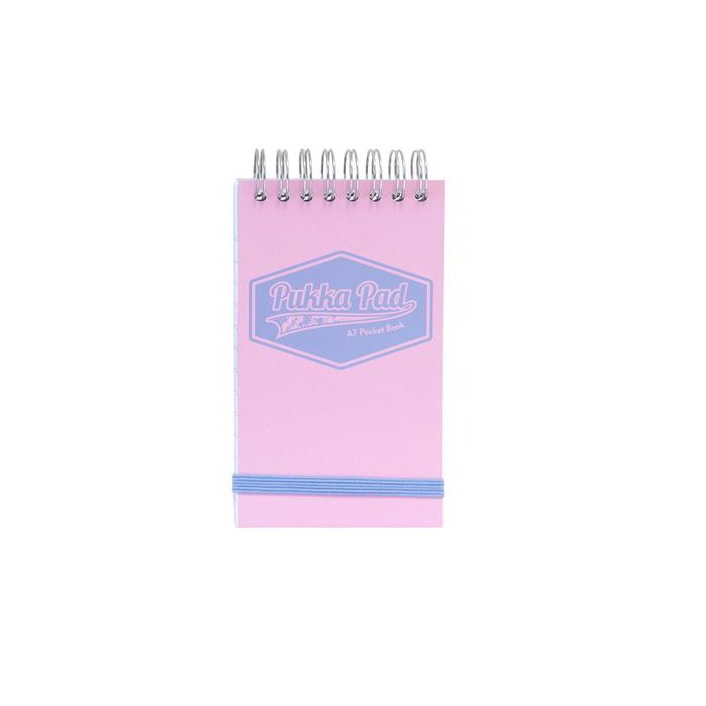 Pukka Pad 50 lapos A7 vonalas jegyzetfüzet - Vegyes színek (8903-PST)
