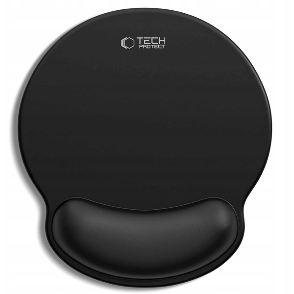 TECH-PROTECT A200 MOUSE PAD WITH GEL WRIST REST 25 x 22.5CM BLACK