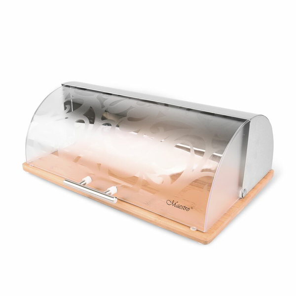 Chlebník set Maestro chlebník odstíny hnědé a béžové dřevo