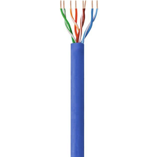 Techly ITP6-CCA-305-BL netwerkkabel Blauw 305 m Cat6 U/UTP (UTP)