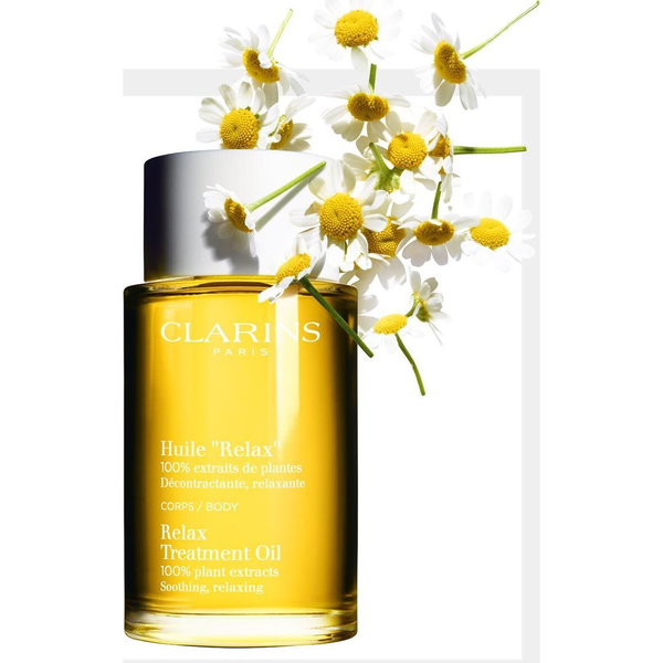  Clarins CLARINS BODY TREATMENT OIL RELAX 100% PURE PLANT EXTRACT SOOTHING RELAXING 100ML