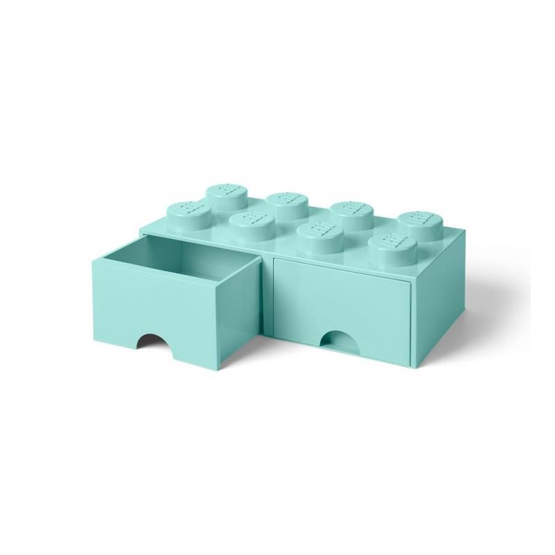 LEGO 40061740 Fiókos tárolódoboz (4x2) - Világoskék (40061742)