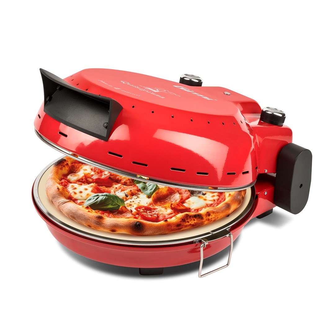 Girmi FP5002 Elektromos Pizzasütő Ø 31cm 1800W - Piros (FP5002)