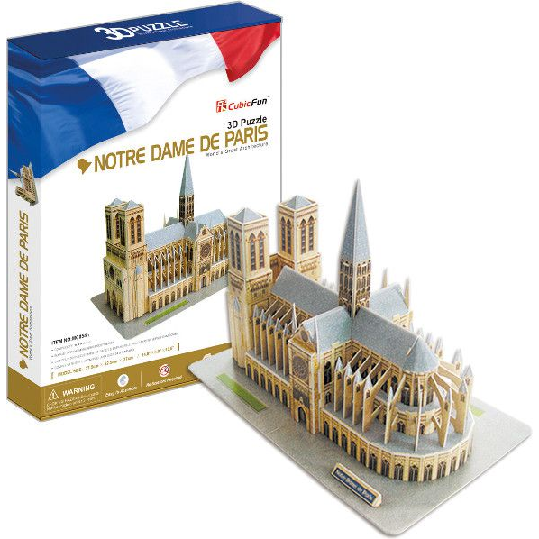 Cubicfun Shining 3D Puzzle Notre Dame 149 pieces