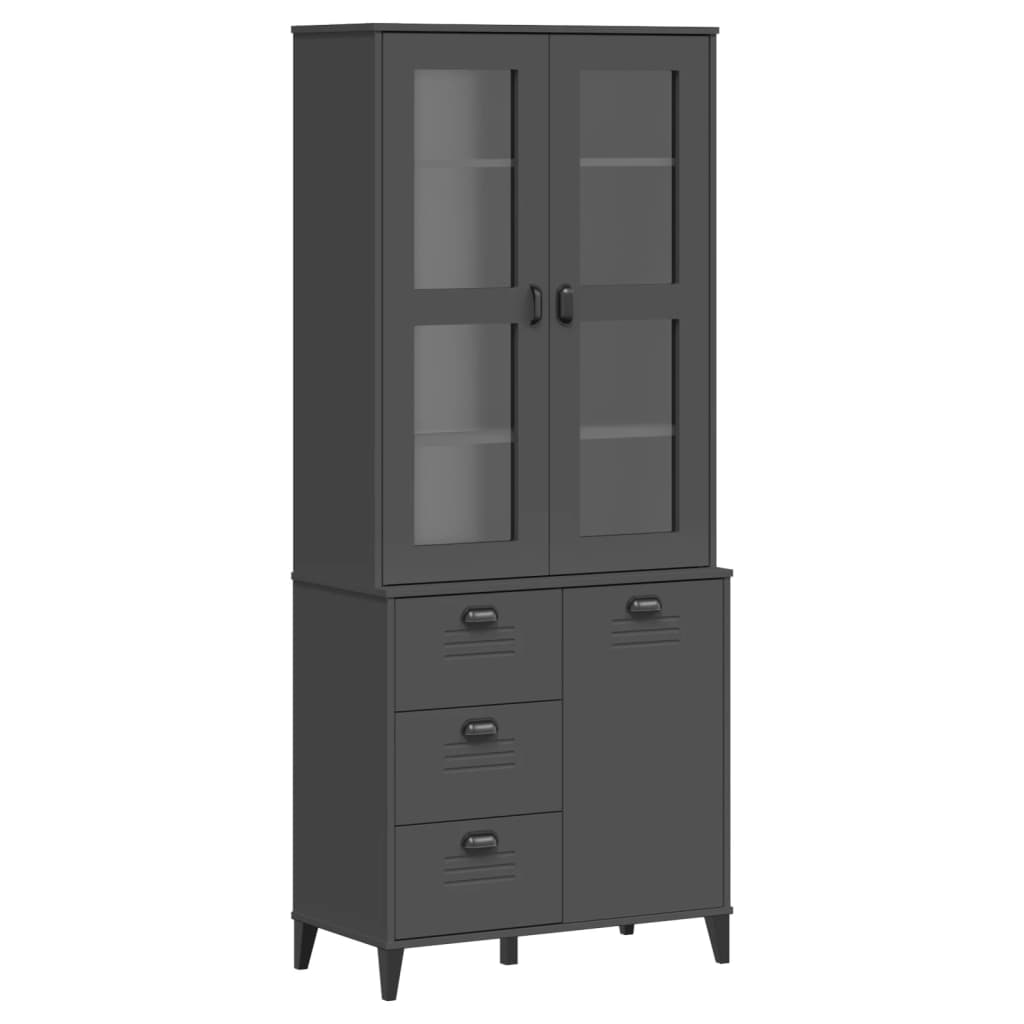 Komoda VidaXL 3207146 1 x 1 x 1cm sivá