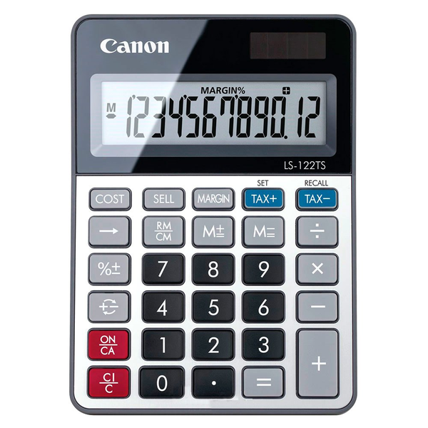 Canon LS-122TS regnemaskine Desktop Skærm Grå