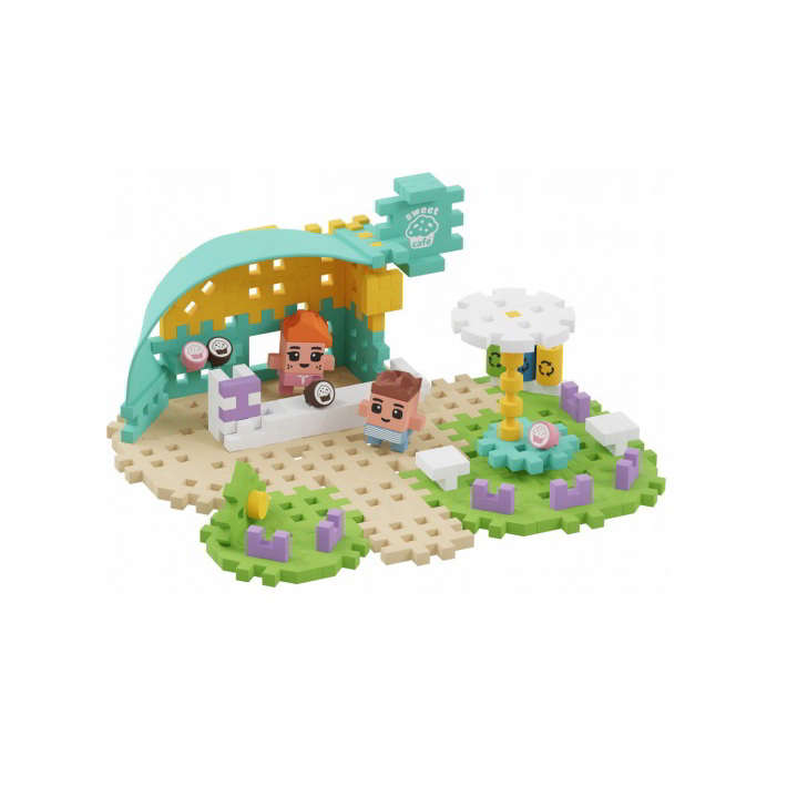 Marionex Mini Waffle City Kávézó 80 darabos építő készlet (903186)