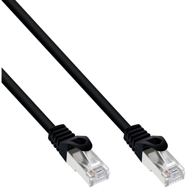  InLine 40pcs. pack Bulk-Pack InLine® Patch cable, SF/UTP, Cat.5e, black, 2m