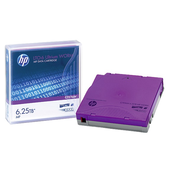 HP C7876W LTO-6 Ultrium 2.5/6.25TB Adatkazetta (C7976W)