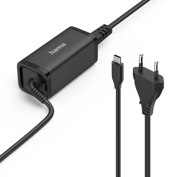 Hama 00200022 strømadapter og vekselret Indendørs/udendørs 45 W Sort