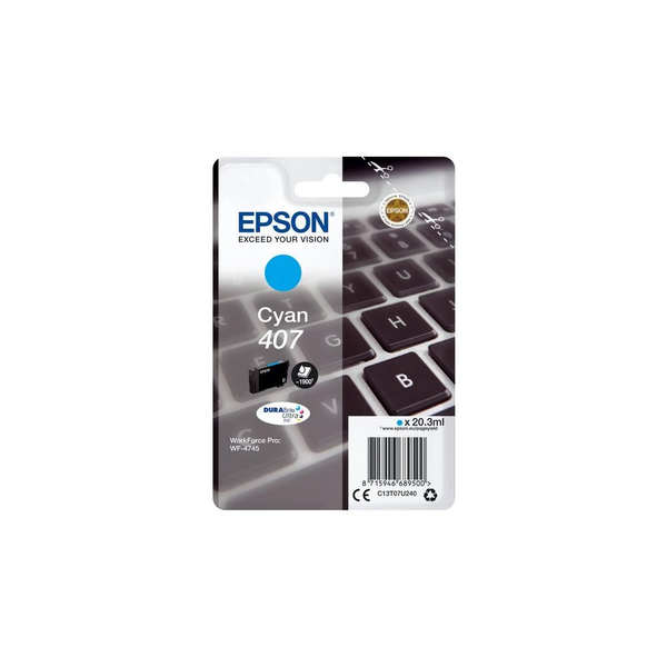 Epson WF-4745 blækpatron 1 stk Original Højt (XL) udbytte Blå