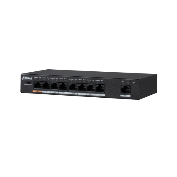Dahua Technology PFS3010-8ET-96 switch-uri Fara management L2 Fast Ethernet (10/100) Power over Ethernet (PoE) Suport Negru