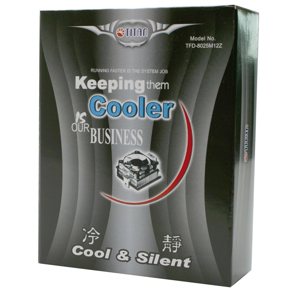Титаниев PC вентилатор TFD-8025M12Z