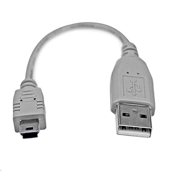 StarTech.com USB2HABM6IN cavo USB 0,152 m USB A Mini-USB B Grigio