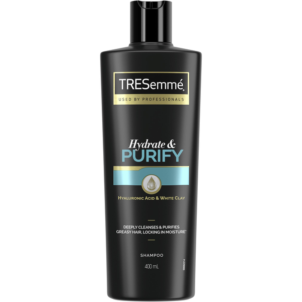 TRESEMMÉ Hydrate & Purify Sampon zsíros hajra 400 ml