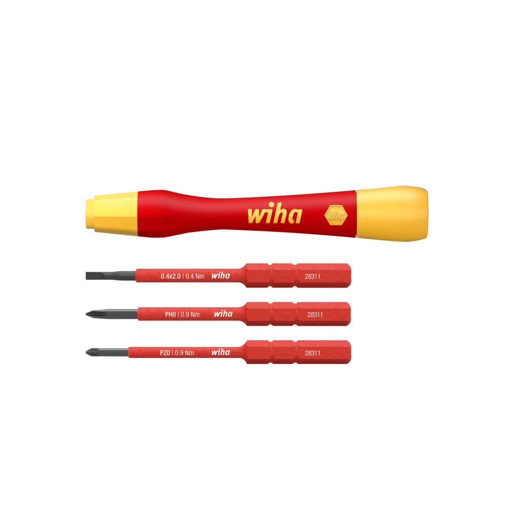 Wiha PicoFinish slimVario electric finomcsavarhúzó-készlet 4 részes (43167) (wiha43167)