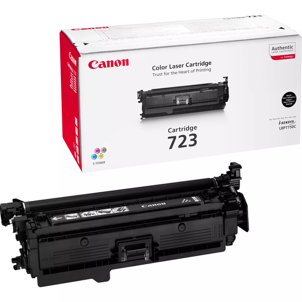 Canon 723BK tonerpatron 1 stk Original Sort