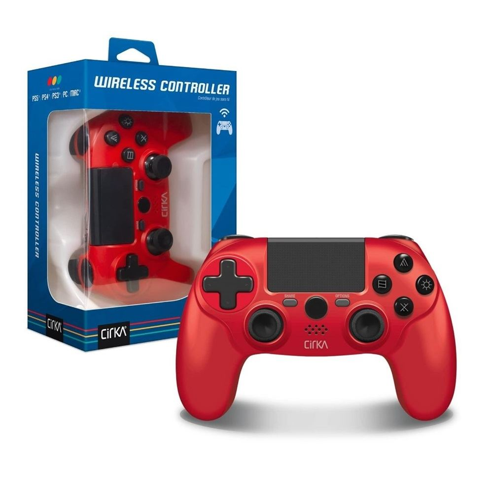 Cirka NuForce PS4/PC vezeték nélküli kontroller piros (M07526-RD) (M07526-RD)