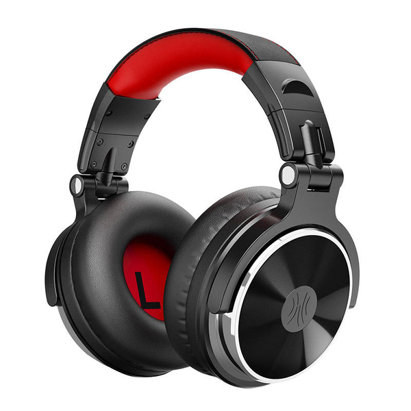 Căști over-ear cu fir OneOdio Pro-10, roșii