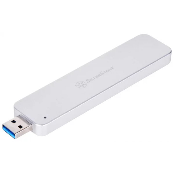 Silverstone SST-MS09S USB 3.1 A M.2 SSD ház - Ezüst
