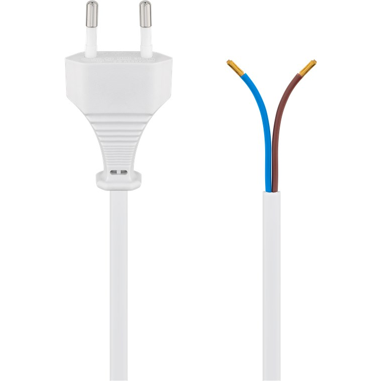 Goobay 51345 Hálózati tápkábel - 1.5m - Fehér (51345)