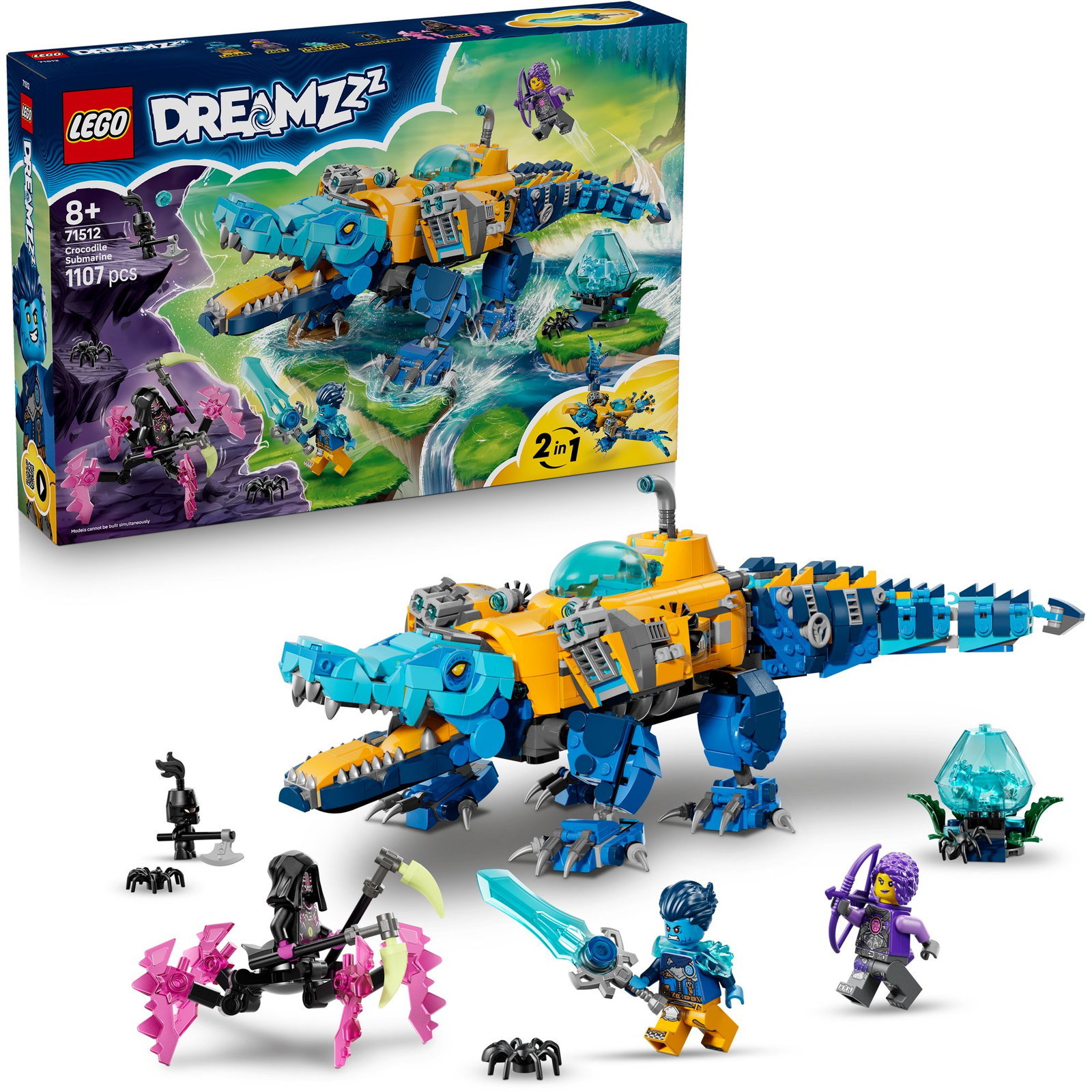 LEGO® DREAMZzz Krokodil-tengeralattjáró 71512 (5702018063545)