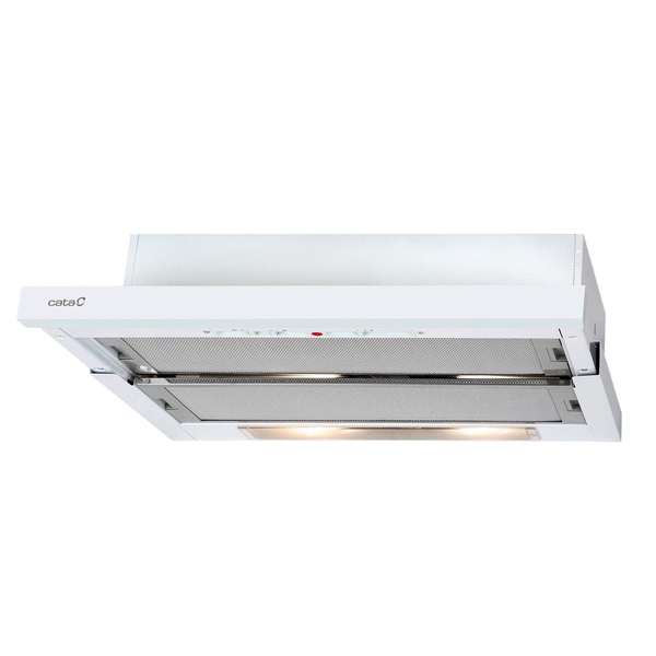 Cata TF-5260 WH/L 60 cm Beépíthető Páraelszívó Fehér + FA125/3 szett