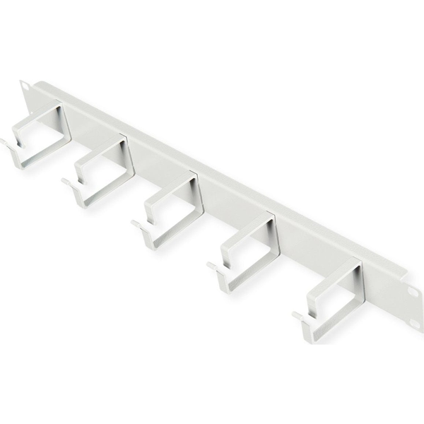 ROLINE 19-Zoll Rangierpanel 1 HE, 40x60mm grau