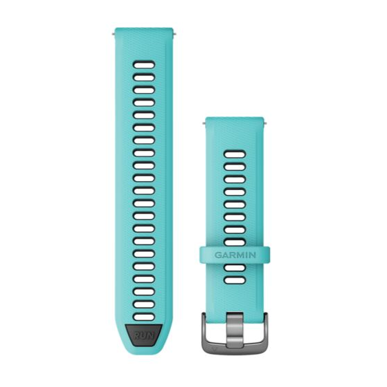 Garmin Forerunner 265 óraszíj 22 mm Aqua-fekete (Quick Release) (010-11251-A2)