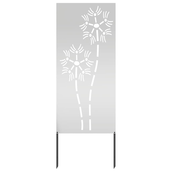 Kerti dekoratív panel Ezüst 50 x 140 cm Horganyzott acél