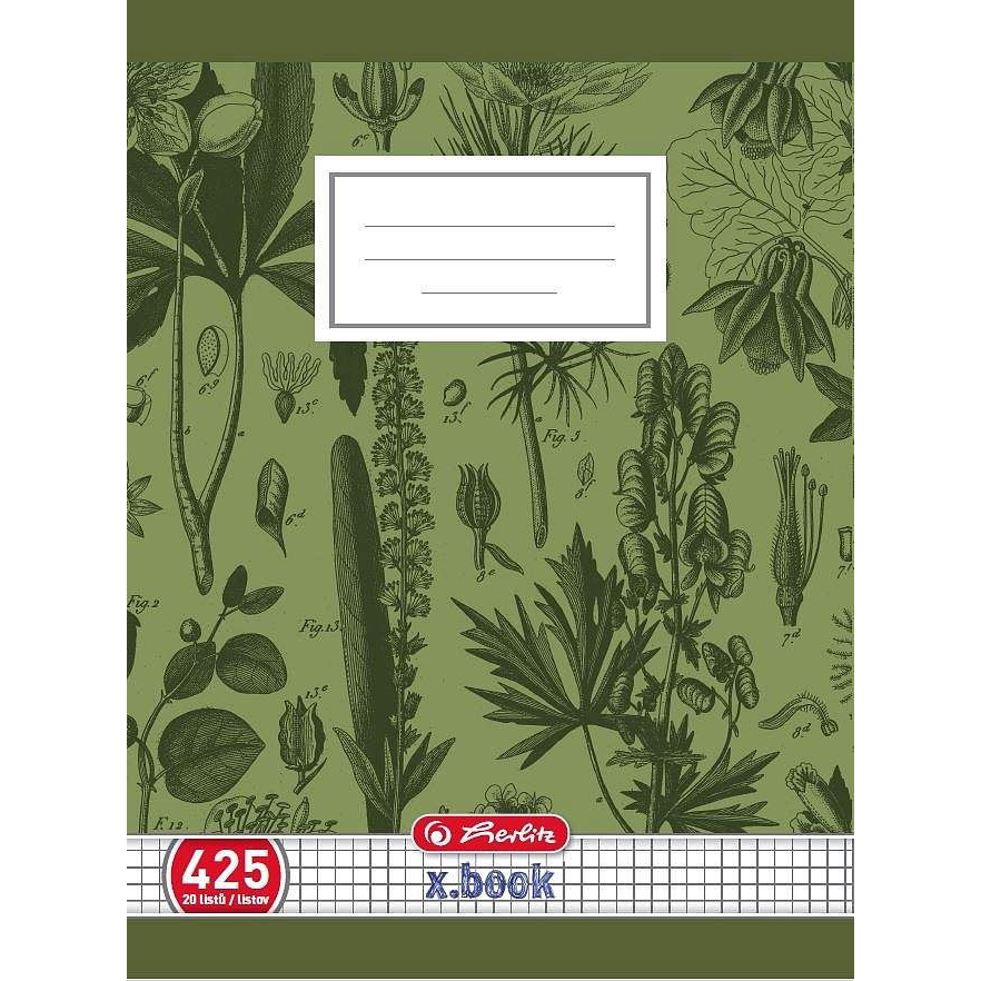 Herlitz 425 famentes, kockás (60078144)