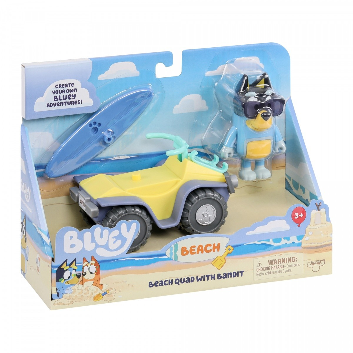 TM Toys Bluey tengerparti játékszett (BLU17549)