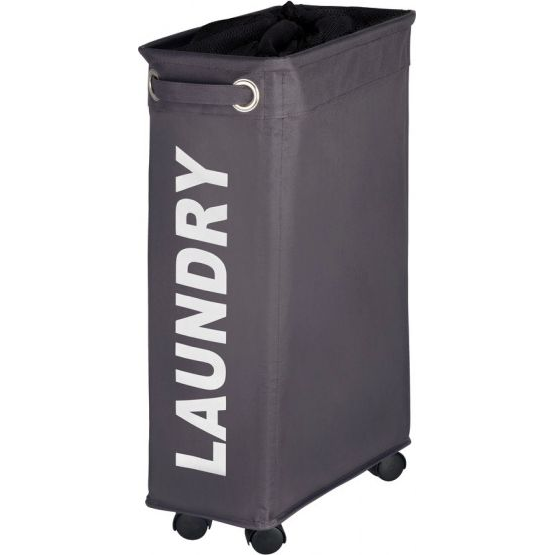 Cesto Ropa Laudry Gris/negro - Wenko - 3450115 - 60x40x18,5