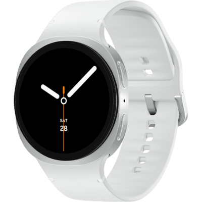 Samsung Galaxy Watch 8 3,3 cm (1.3") AMOLED 40 mm Digitális 438 x 438 pixelek Érintőképernyő Ezüst Wi-Fi GPS (műhold)