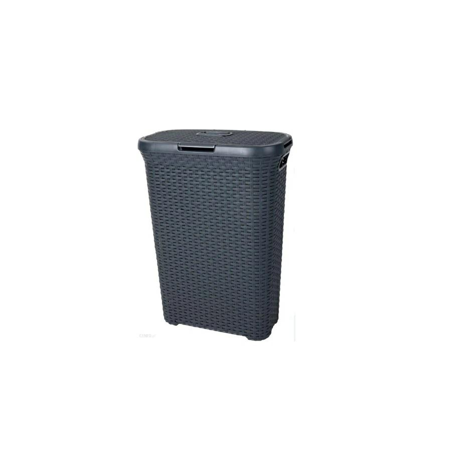 Curver Natural Style Szennyeskosár 40L SötétSz (193013)