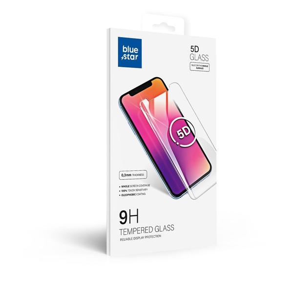 BlueStar 5D Samsung Galaxy S22 Ultra Edzett üveg kijelzővédő
