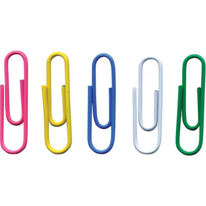 Office Products SPINACZE BIUROWE OKRĄGŁE KOLOROWE 28MM OFFICE PRODUCTS 500SZT.