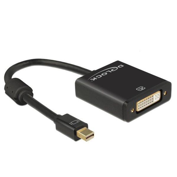DeLOCK 62603 adaptér mini Displayport 1.2 DVI-I 24+5 černý
