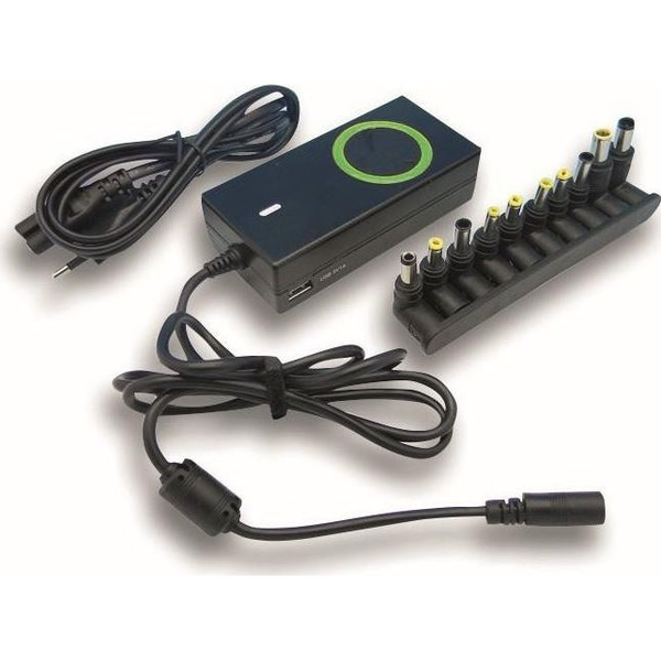 Techly IPW-NTS70WTY áramátalakító és inverter Univerzális 70 W Fekete
