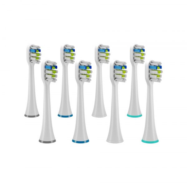 TrueLife SonicBrush UV Heads White Sensitive 8 Pack Резервна глава за електрическа четка за зъби 8 бр.