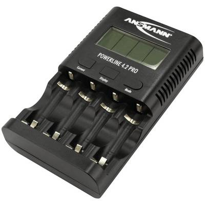Ansmann Caricabatterie per 4 batterie AA/AAA NiMH (1001-0079)