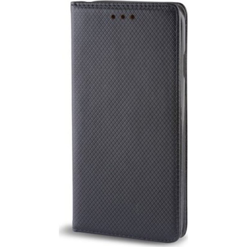 Smart Magnet Xiaomi Redmi 13C / Oldalra Nyíló Mágneses Könyv Tok Szilikon Belsővel Fekete (GSM178467)