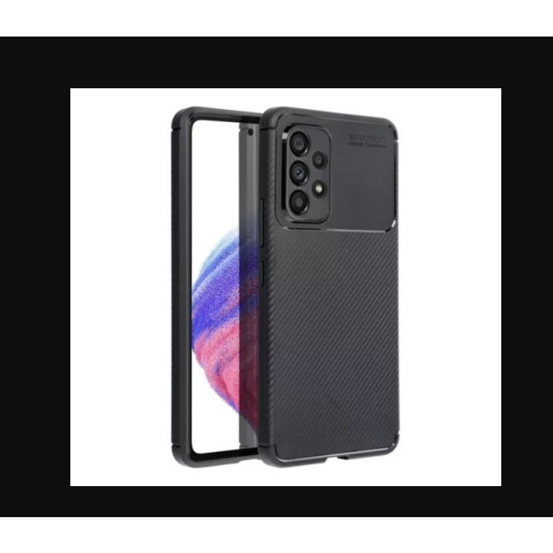 Forcell Samsung Galaxy A12 Hátlapvédő Tok - Fekete